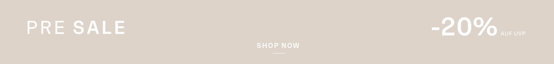 Pre Sale -20% Pre Sale -20%