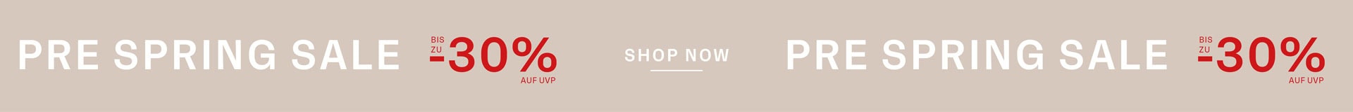 PRE SPRING SALE -30%