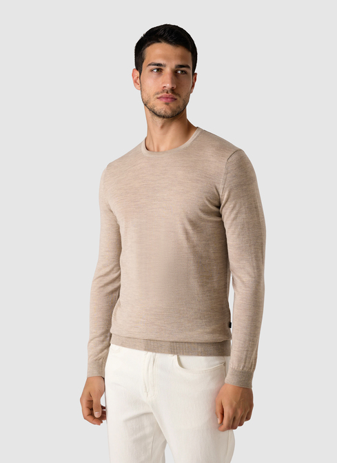 Pullover Rundhals 1/1 Arm width=