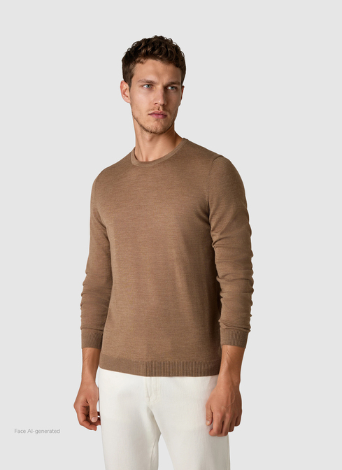 Pullover Rundhals 1/1 Arm width=