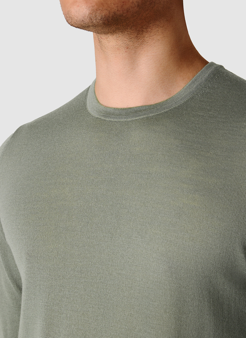Pullover Rundhals 1/1 Arm width=