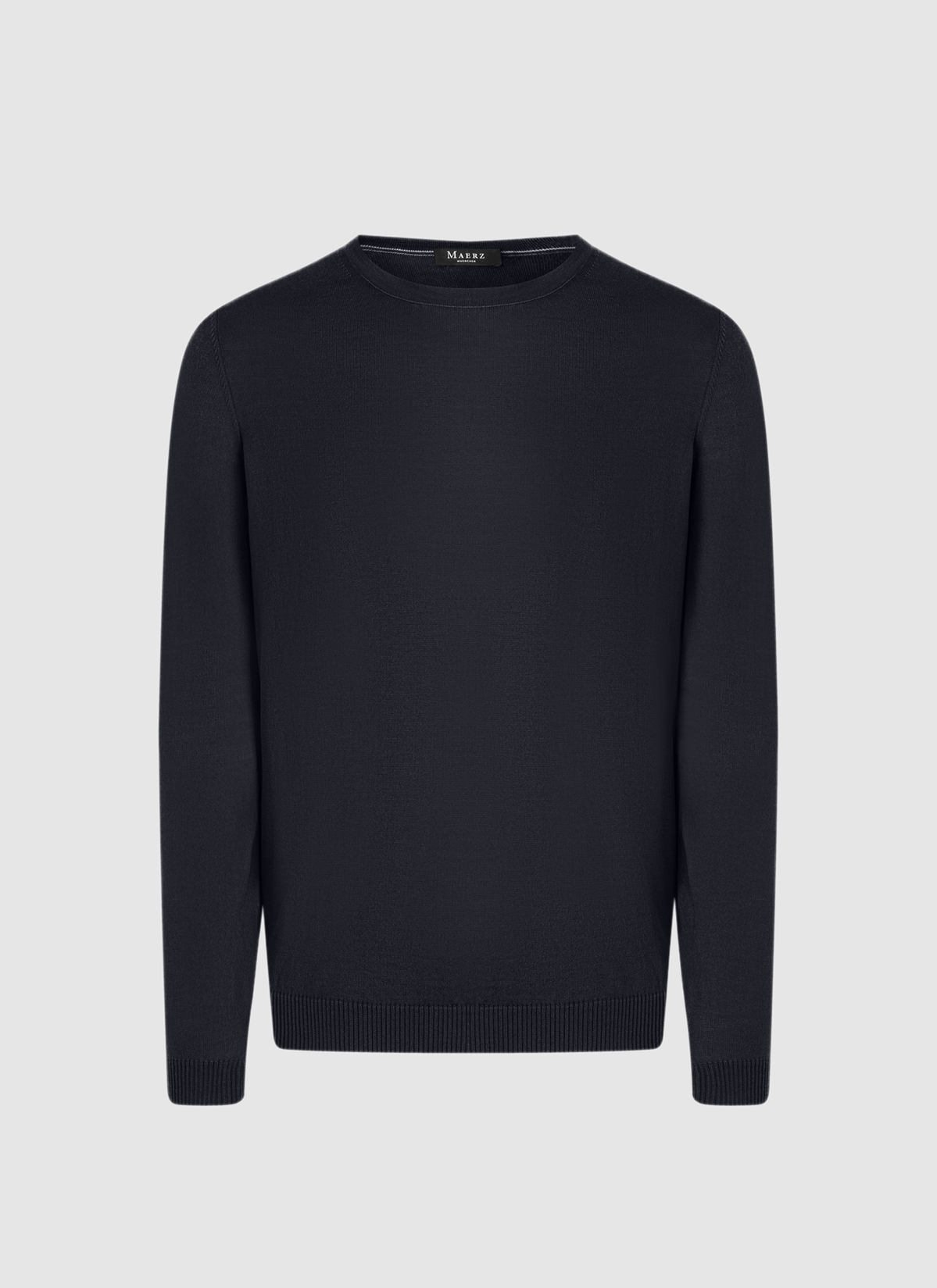 Pullover Rundhals 1/1 Arm, Navy 