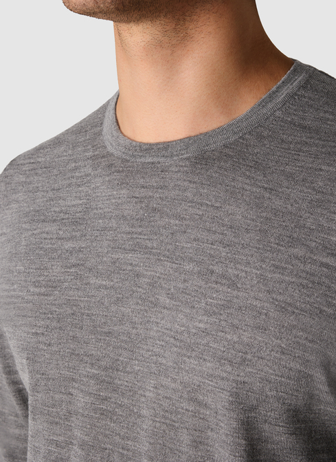 Pullover Rundhals 1/1 Arm width=