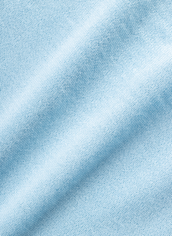 Pullover Rundhals Ocean Aqua Frontansicht