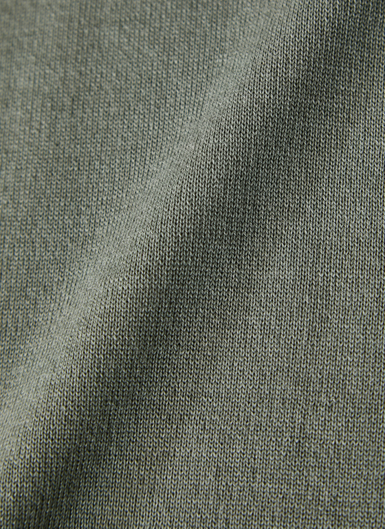 Pullover V-Ausschnitt 1/1 Arm Foggy Teal Frontansicht