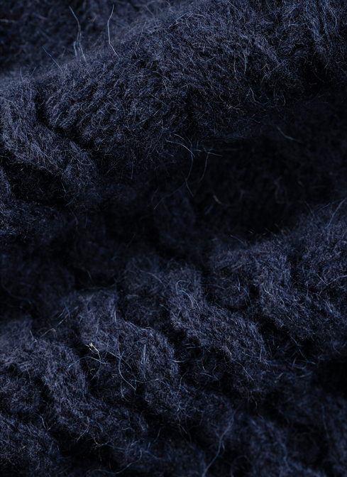 Pullover Rundhals 1/1 Arm, Navy