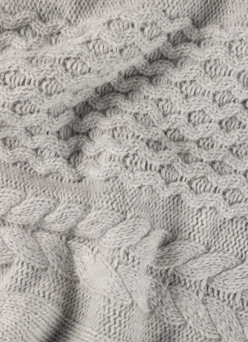 Pullover Rundhals 1/1 Arm, Shark Skin