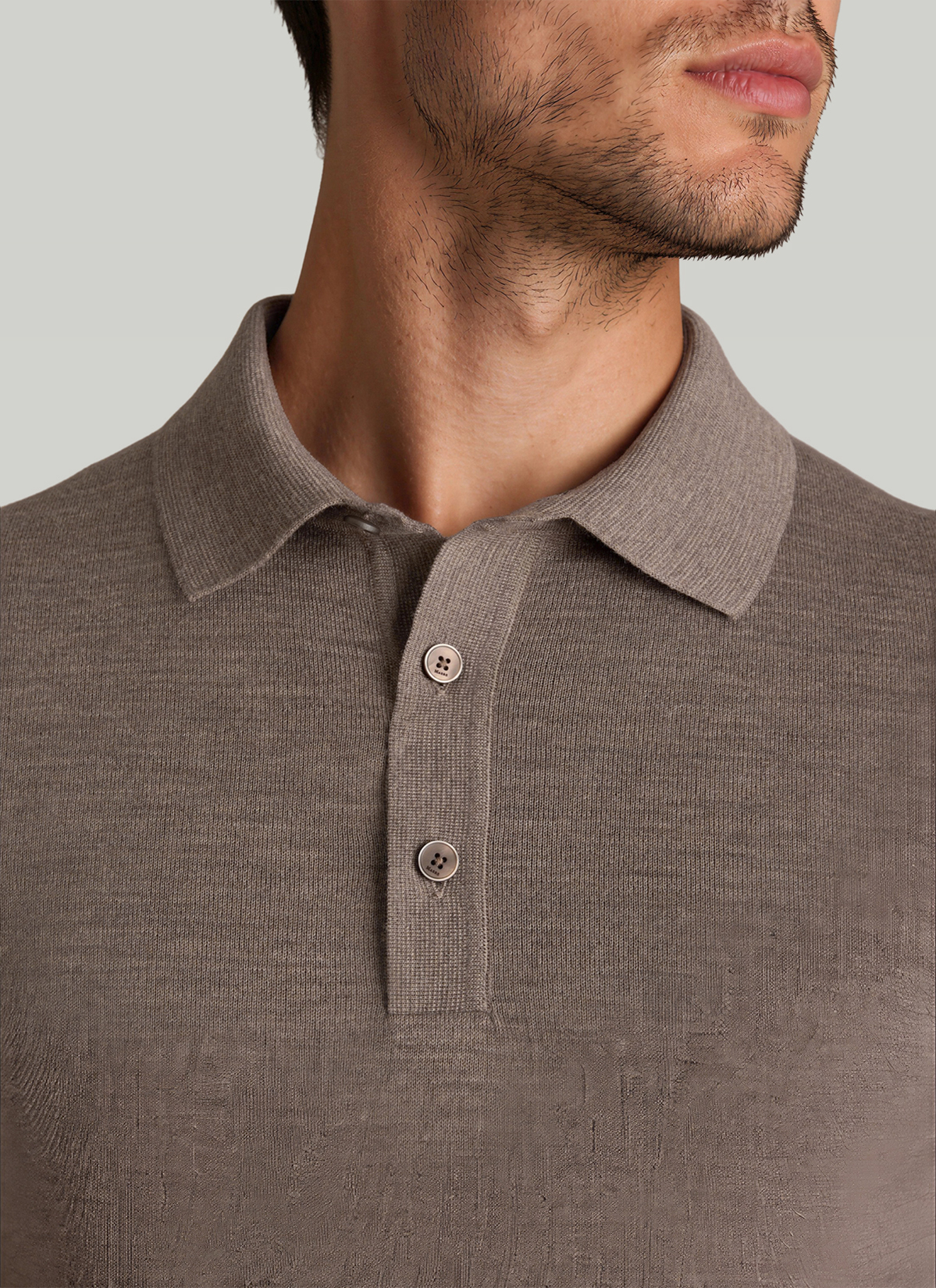 Pullover Rollkragen 1/1 Arm, Brownie Detailansicht 1