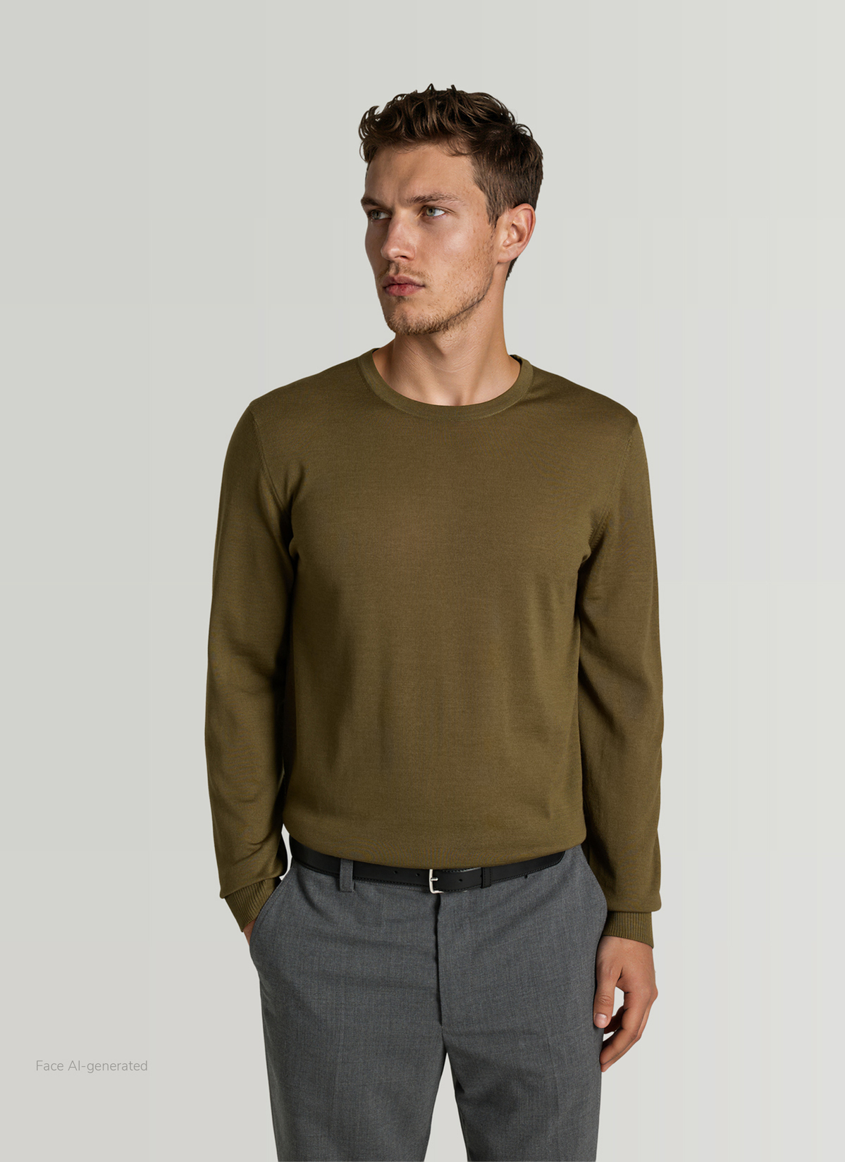 Pullover Rundhals 1/1 Arm, Fresh Herbs Detailansicht 2