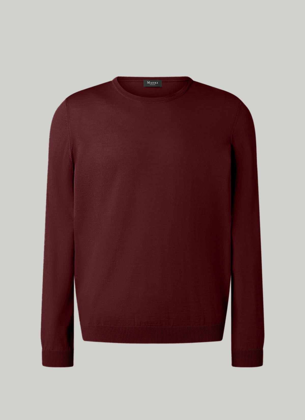 Pullover Rundhals 1/1 Arm, Barolo Wine
