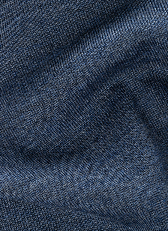Pullover Rollkragen 1/1 Arm Nimes Blue Frontansicht