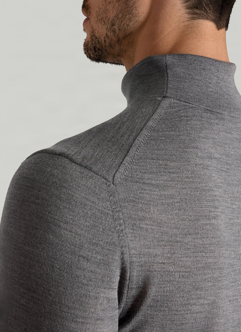 Pullover Rollkragen 1/1 Arm, Shark Skin Detailansicht 1