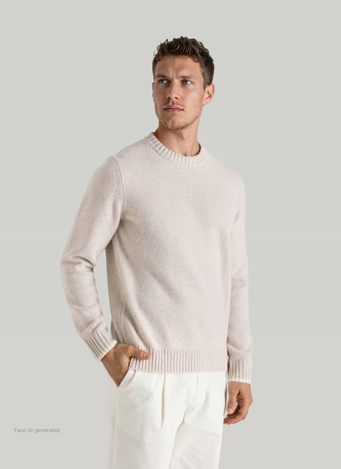 Pullover Rundhals 1/1 Arm width=