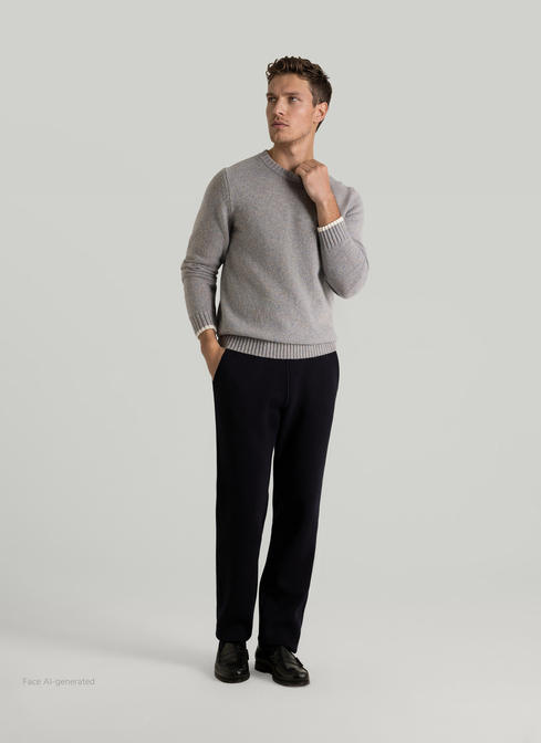 Pullover Rundhals 1/1 Arm width=