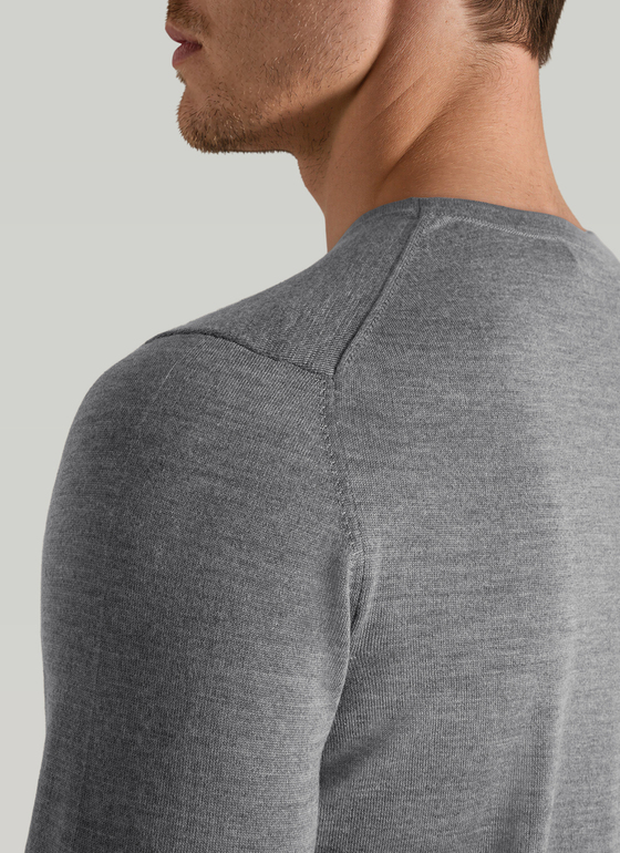 Pullover Rundhals 1/1 Arm Shark Skin Frontansicht
