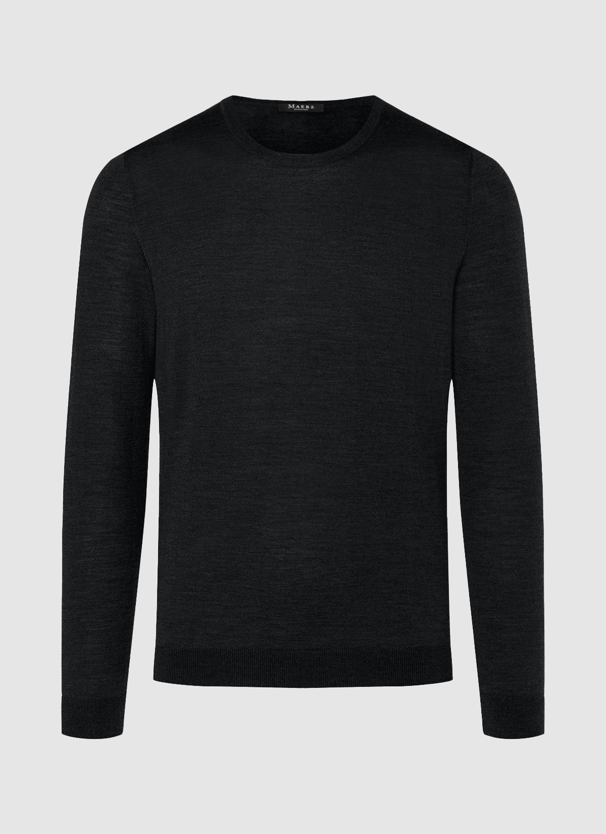 Pullover Rundhals 1/1 Arm, Black 