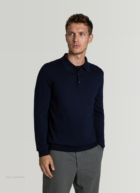 Pullover Polokragen width=