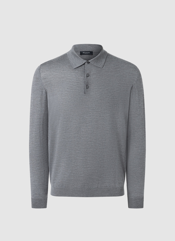 Pullover Polokragen Grey Rock Frontansicht