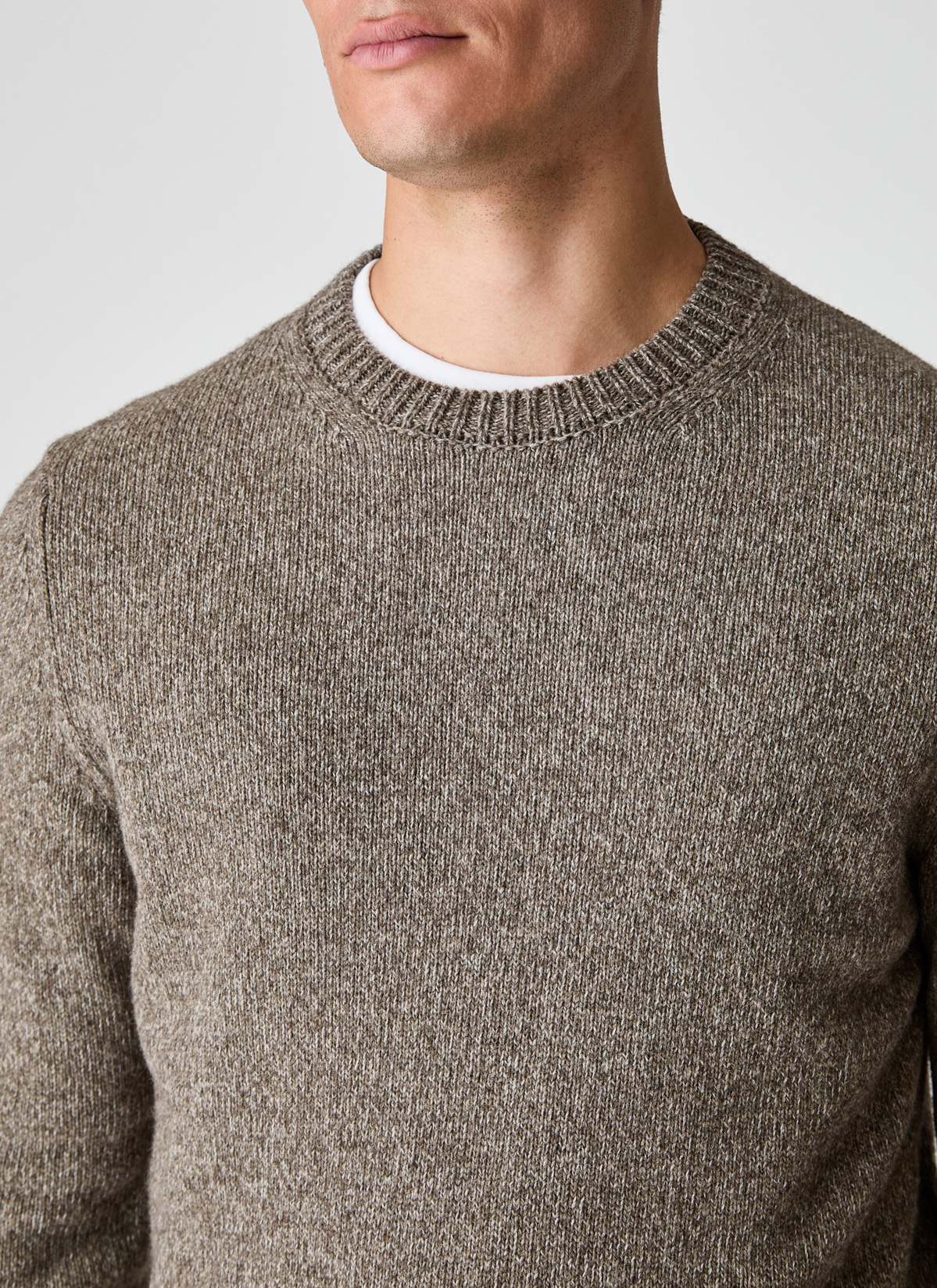 Pullover Rundhals 1/1 Arm, Twig Detailansicht 2