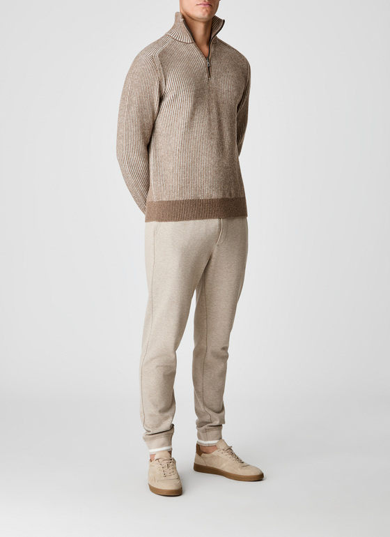 Pullover Troyer 1/1 Arm Twig Frontansicht