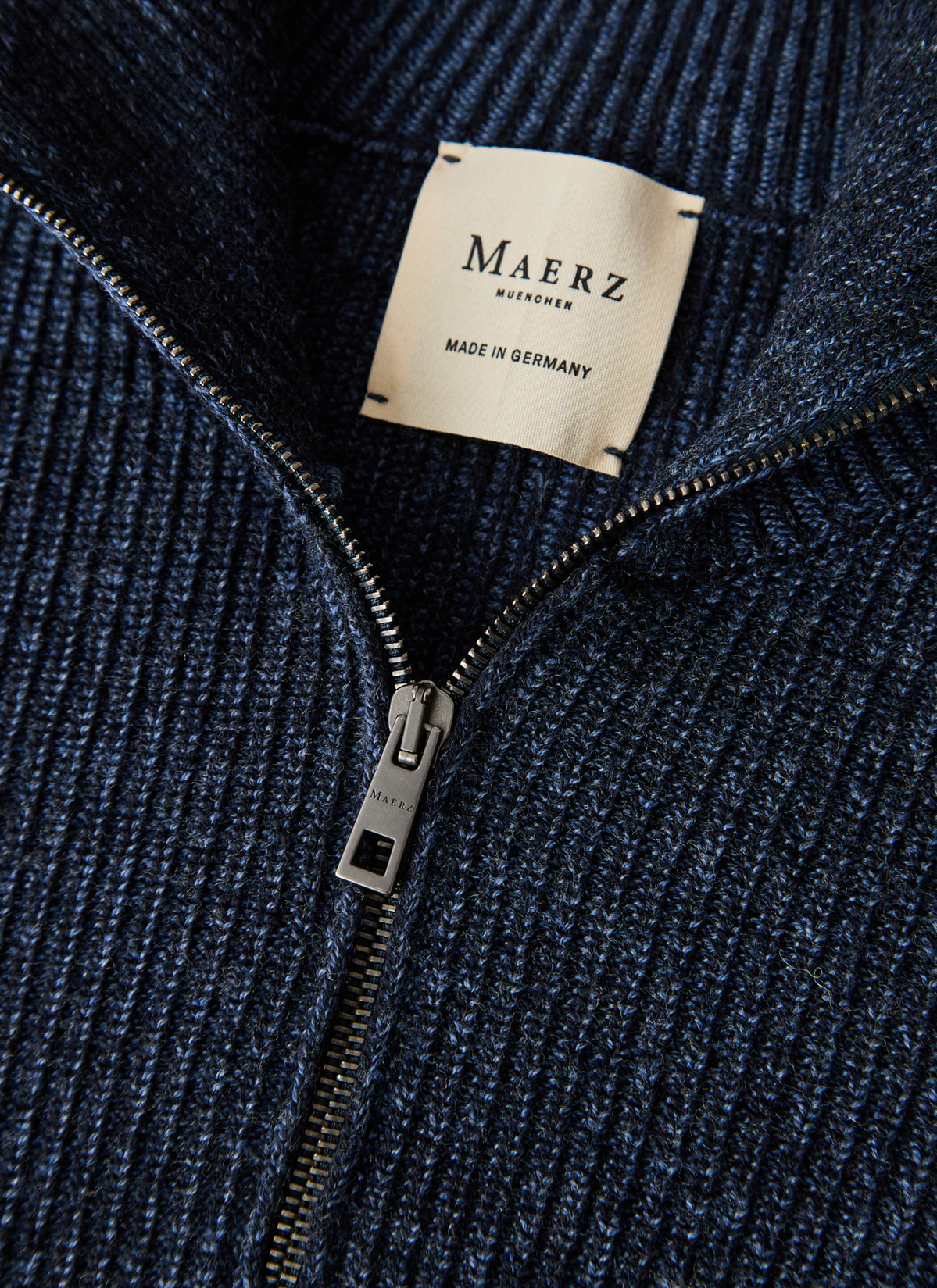 Pullover Troyer 1/1 Arm, Navy 