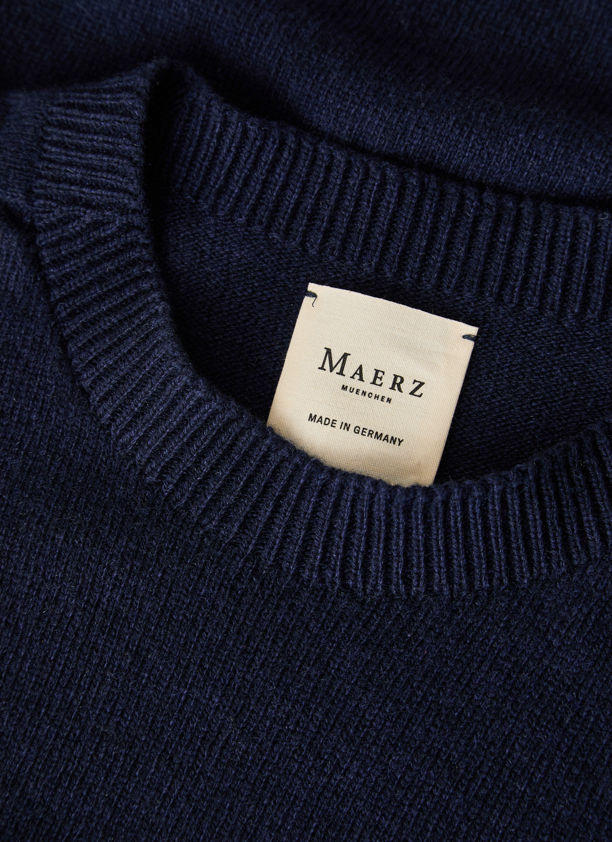 Pullover Rundhals 1/1 Arm, Navy 