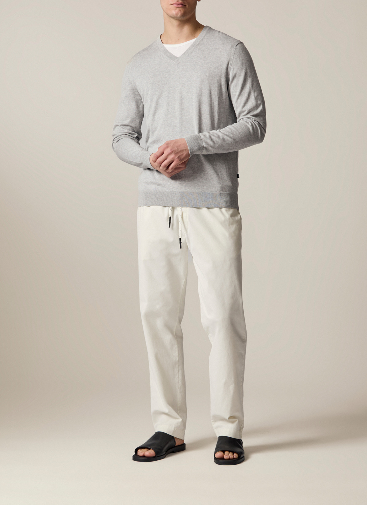 Pullover V-Ausschnitt 1/1 Arm, Mountain Peak Detailansicht 2