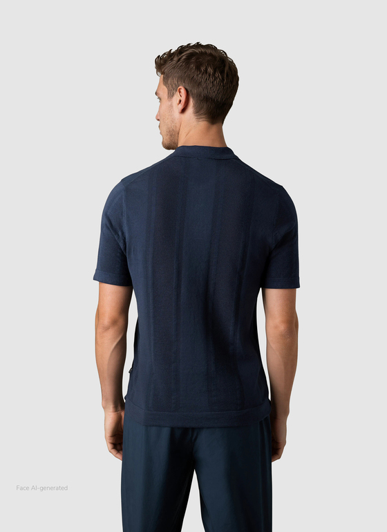 Poloshirt Night Sky Frontansicht