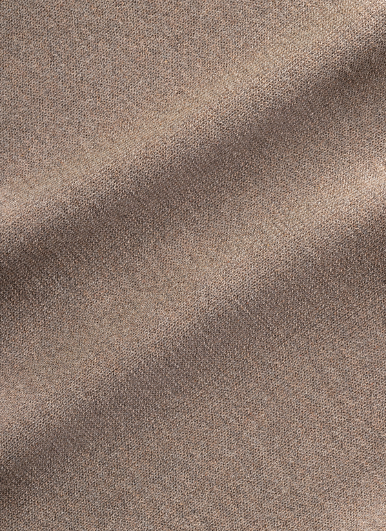 Pullover Rundhals 1/1 Arm Pale Brown Frontansicht