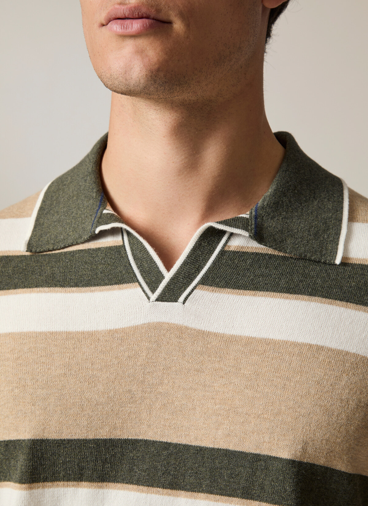 Poloshirt, Iced Coffee Detailansicht 1