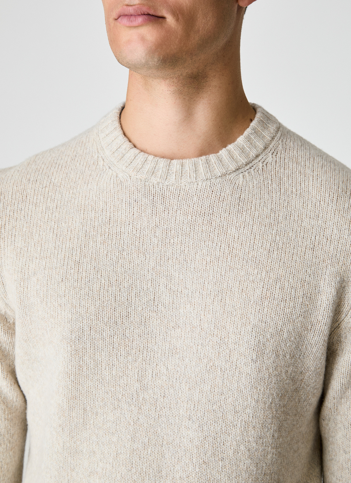 Pullover Rundhals 1/1 Arm, Gravel Path Detailansicht 2