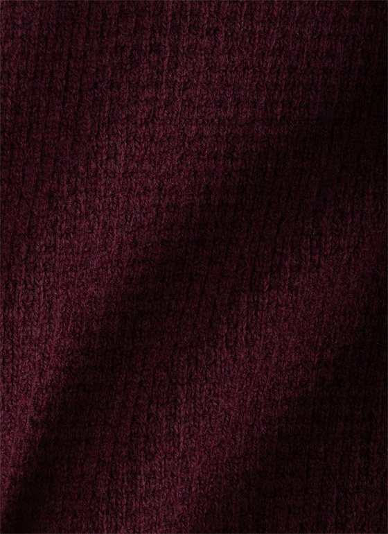 Pullover Rundhals 1/1 Arm Mellow Cherry Frontansicht
