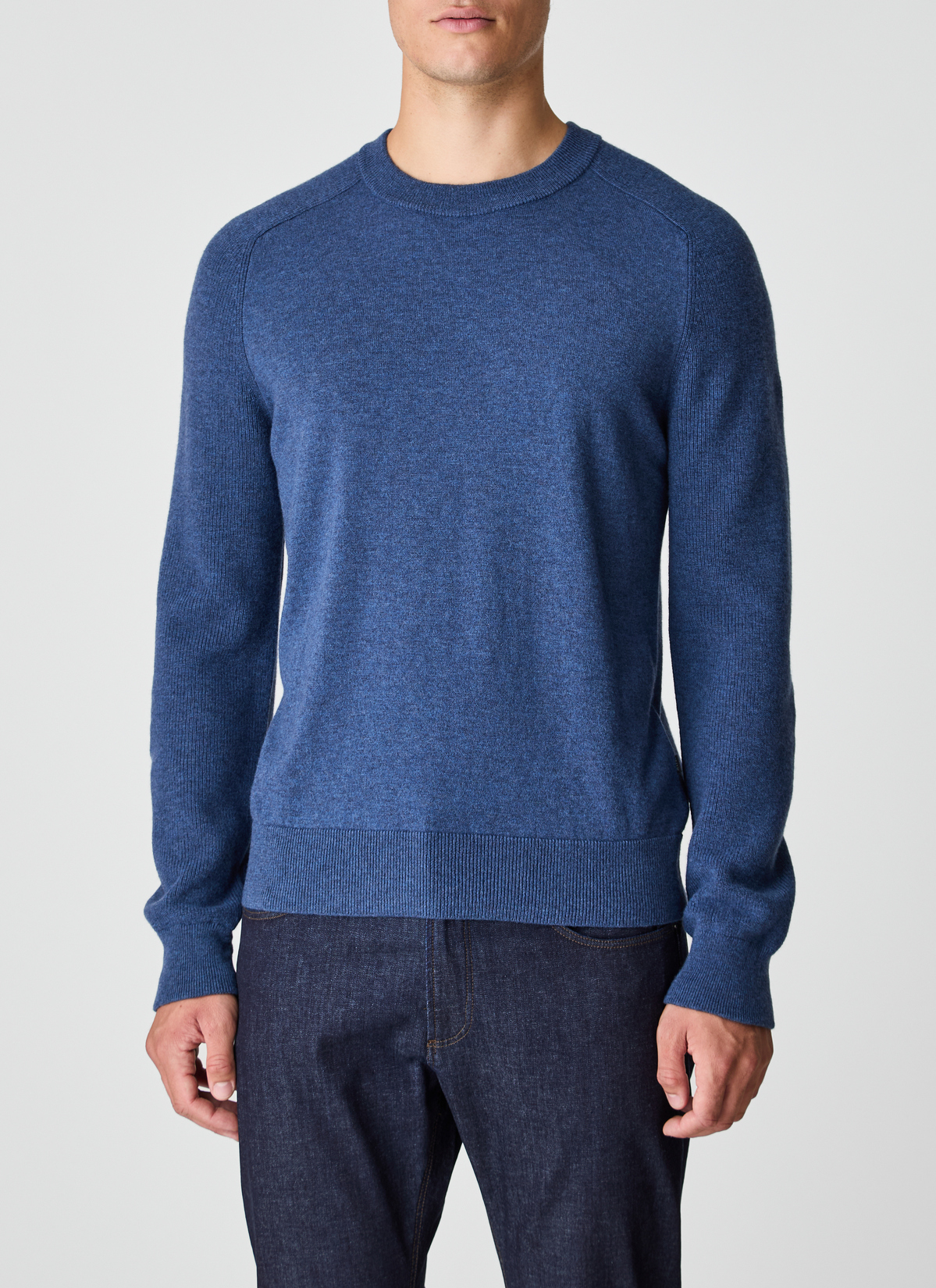 Pullover Rundhals 1/1 Arm, Deep Sea Detailansicht 1