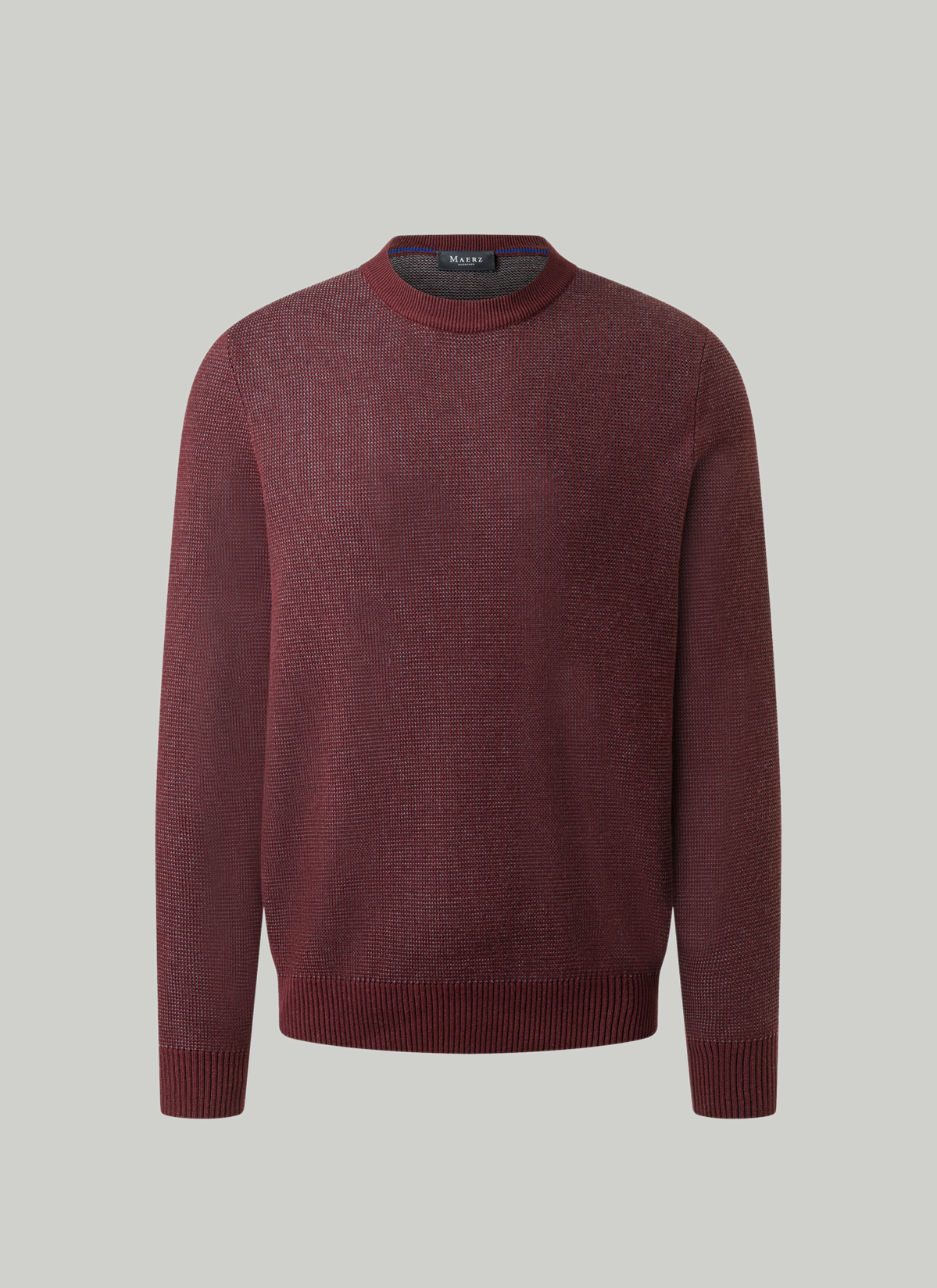 Pullover Rundhals 1/1 Arm, Mellow Cherry