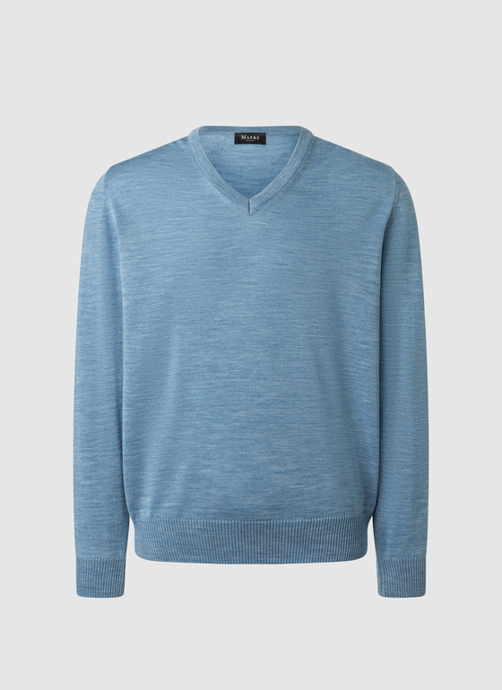 Pullover Memory Blue Frontansicht