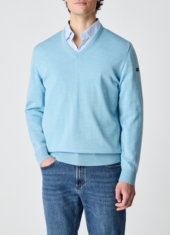 Pullover Ocean Aqua Frontansicht
