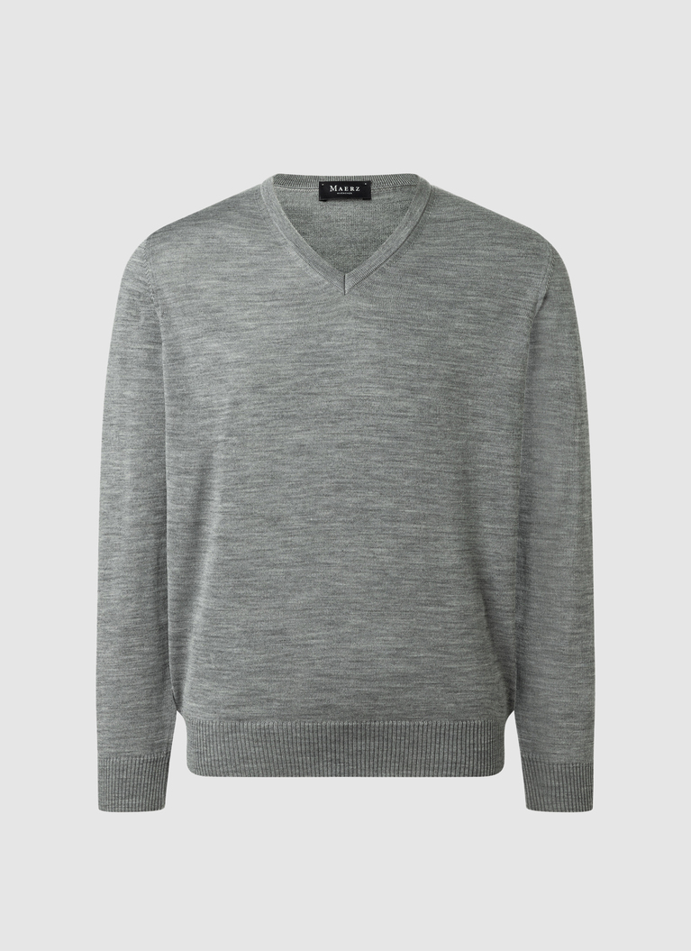 Pullover, Mercury Grey Frontansicht