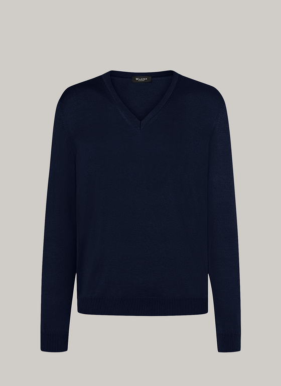 Pullover Navy Frontansicht