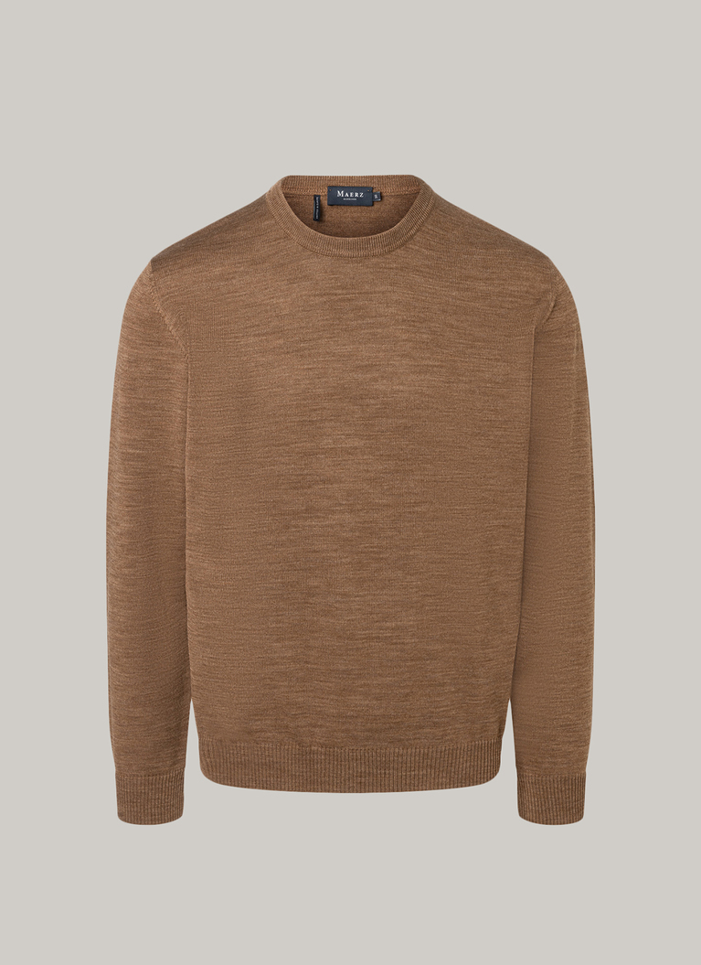 Pullover, O-Neck, Teddy Frontansicht