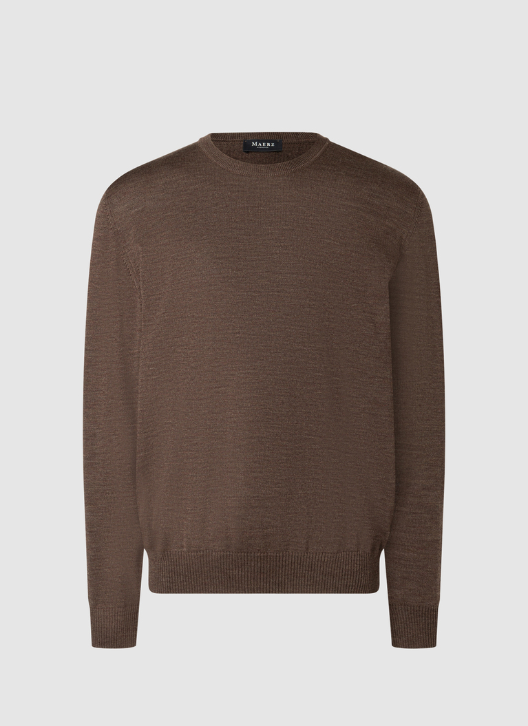 Pullover, Field Brown Frontansicht