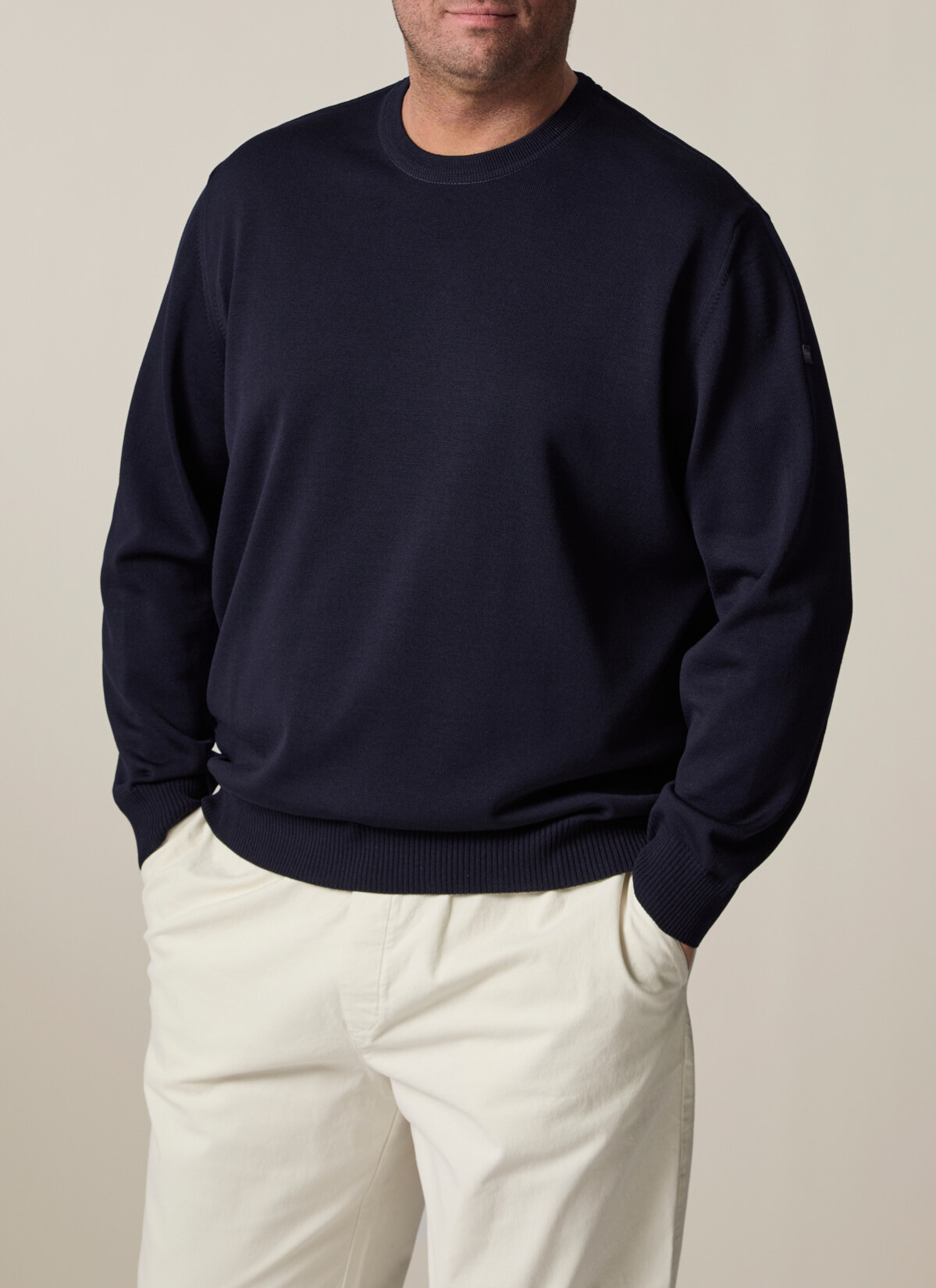 Pullover, Navy Detailansicht 1