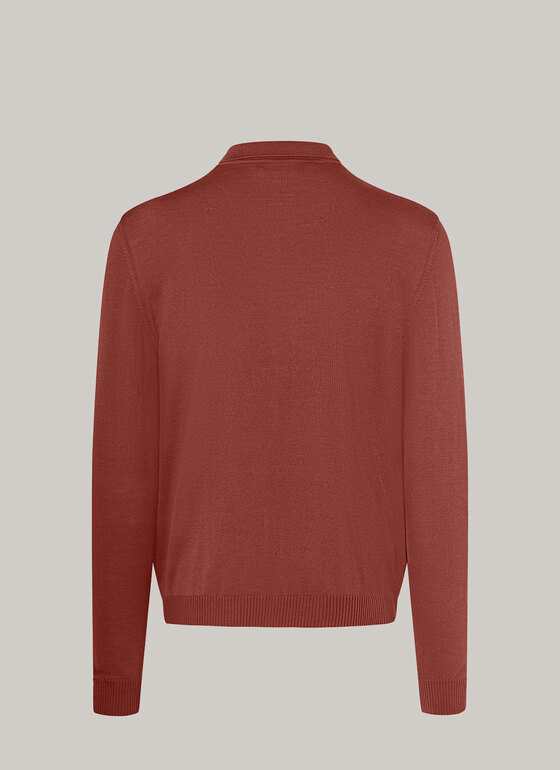 Pullover, Polo-Neck Red Planet Frontansicht