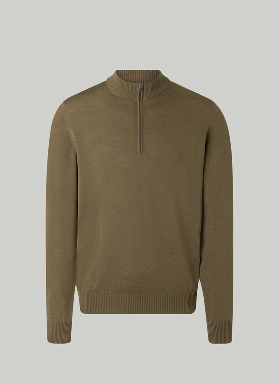 Pullover Stehkragen 1/1 Arm Fresh Herbs Frontansicht