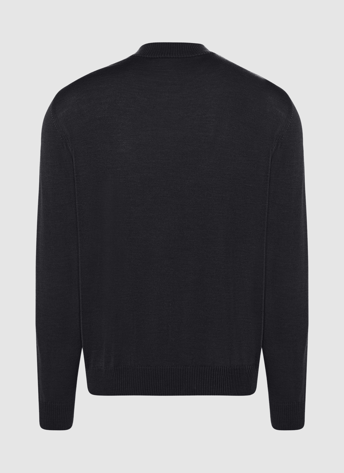 Pullover Stehkragen 1/1 Arm, Black Rückansicht
