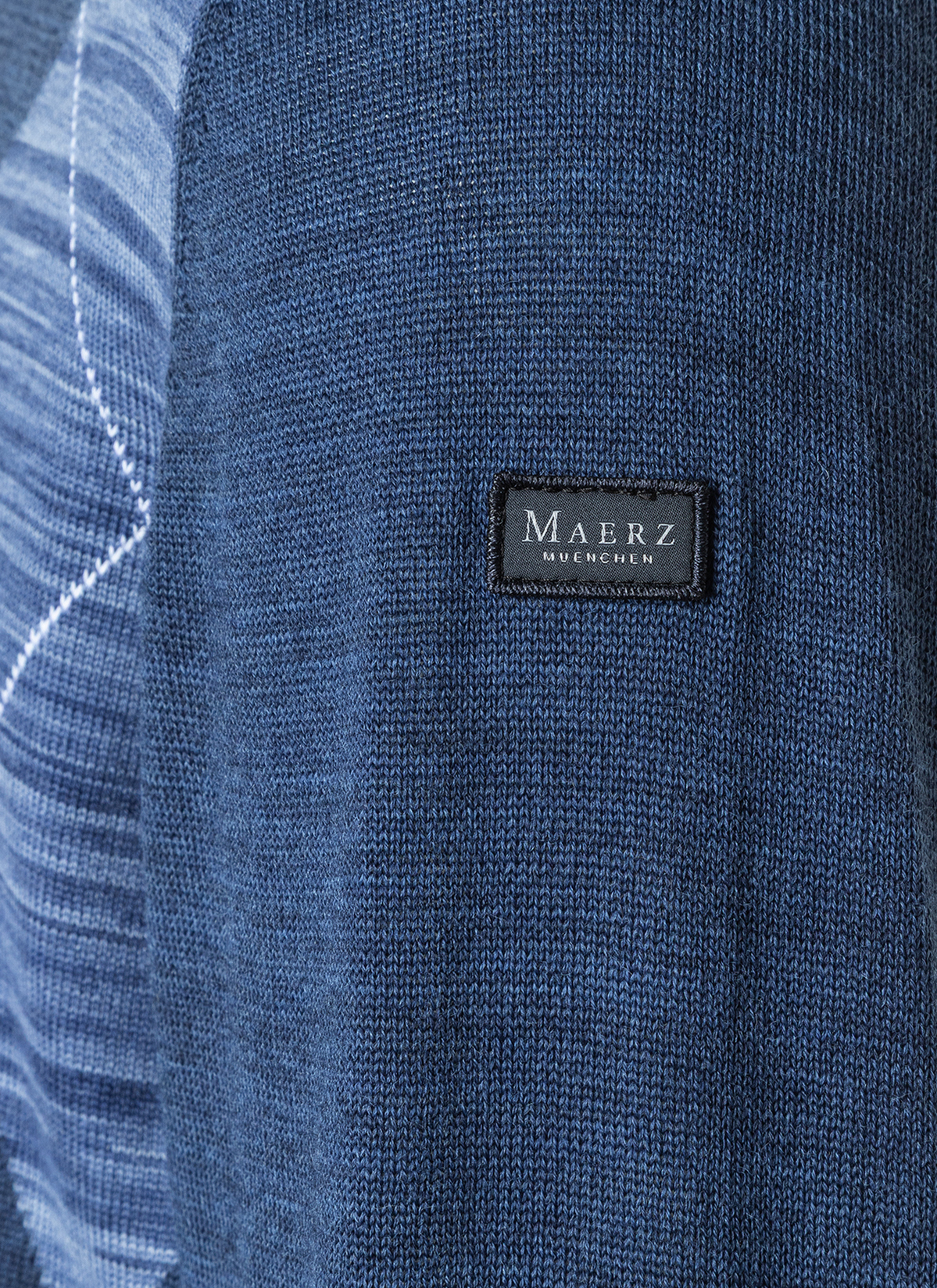 Pullover Rundhals 1/1 Arm, Deep Sea Detailansicht 1