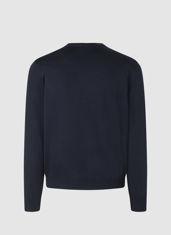 Pullover Navy Frontansicht