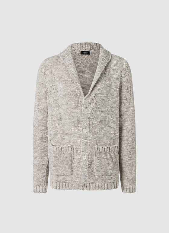 Strick Blazer French Oak Frontansicht