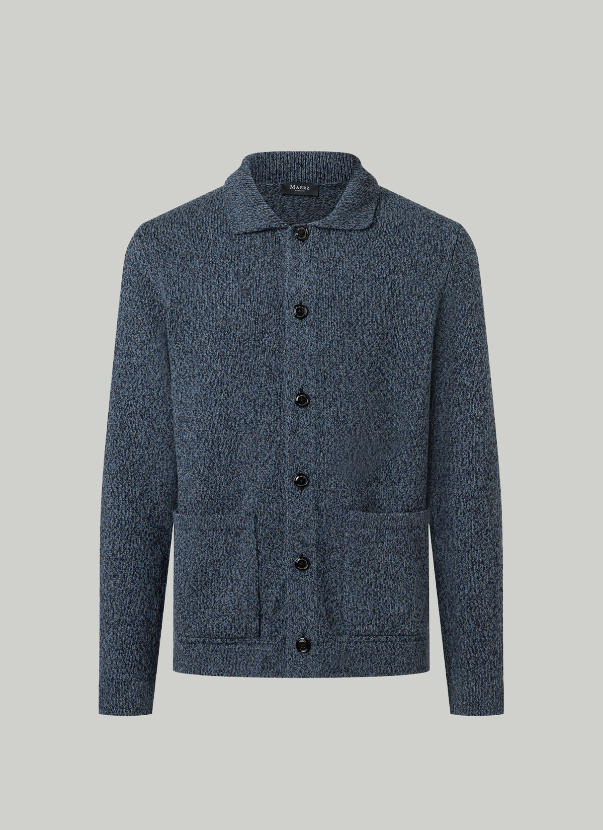 Strickjacke Knopf 1/1 Arm, Nimes Blue