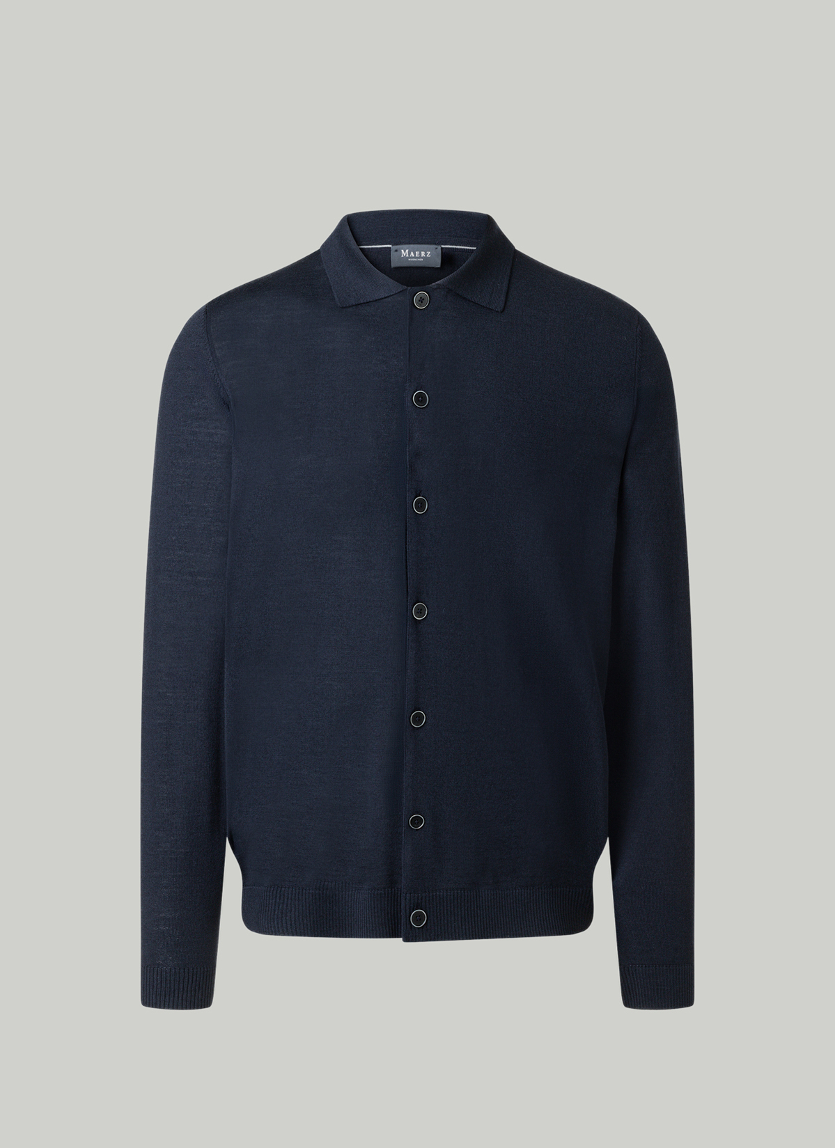Strickjacke Knopf 1/1 Arm, Navy 