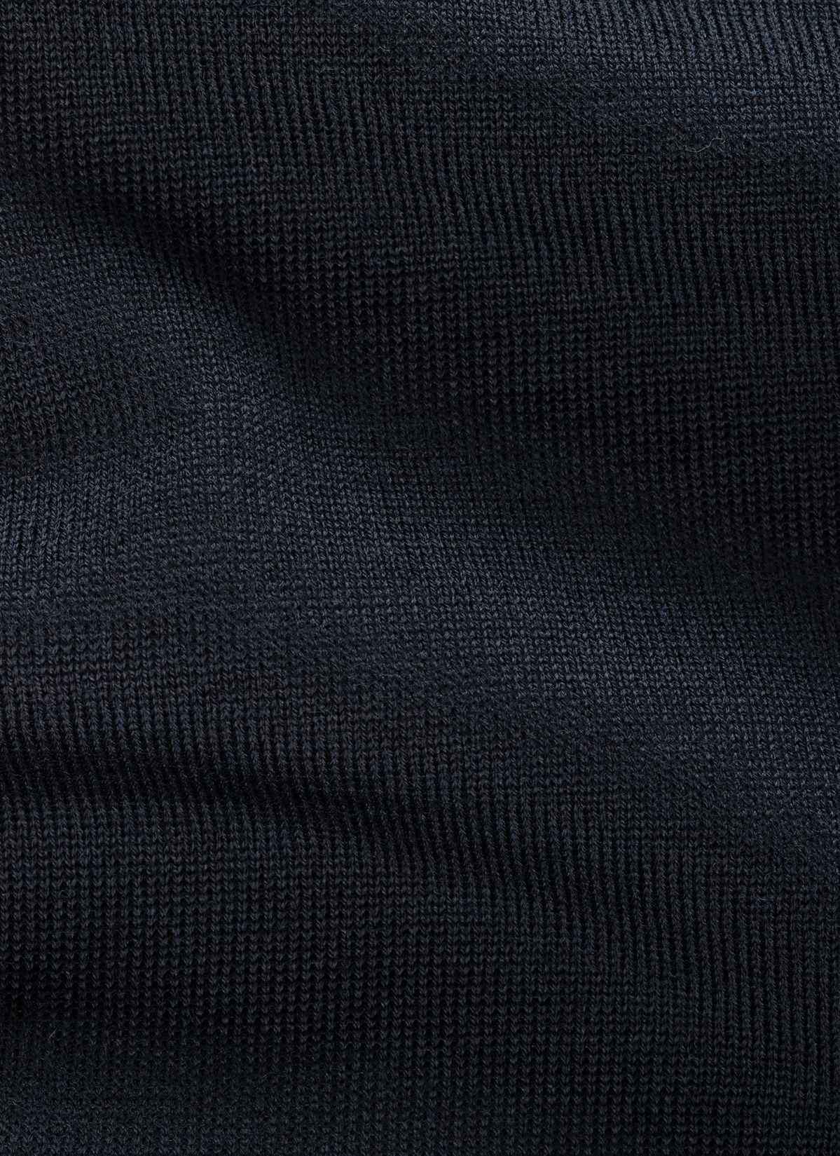 Strickjacke Zip 1/1 Arm, Navy